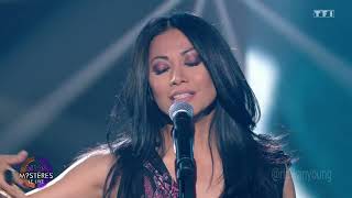 Anggun performing Caruso with Luciano Pavarotti on Duos Mystères TF1 [upl. by Rawley]