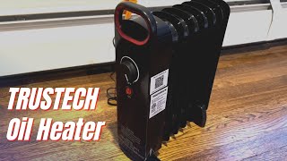 Trustech Oil Heater OH13 UnboxingReview  700W OilFilled Radiator Heater with Thermostat [upl. by Mellman]