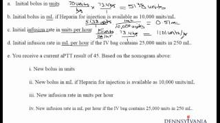 Weight Dose 9 Heparin Protocol [upl. by Cate]