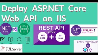 How to Deploy ASPNET Core Web API on IIS Windows Server  Deploy ASPNET Web API on IIS NET 70 [upl. by Nesyaj]