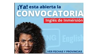 Convocatoria Inglés de Inmersión 2024 inglés inmersión idiomas MESCYT rd desarrollopersonal [upl. by Pickford571]