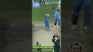 MS Dhoni Sixes vs Brett Lee 💫💥 shorts cricket msdhoni [upl. by Soalokcin]