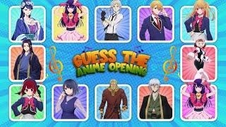 GUESS THE ANIME OPENING BY THE SONG 🎤🎵 Hard  Super Easy 🔥 [upl. by Cristoforo]