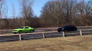 Scat Pack vs Mercedes CLS550 [upl. by Blanch]