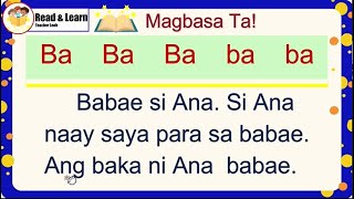 Unang Libro sa Pagbasa I Bahin 2 I Sinugbuanong Binisaya [upl. by Anatolio]