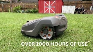 Using Only An Automower For My Bermuda Lawn  Full Season Review [upl. by Mackenzie]