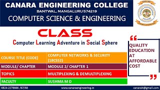 VTU COMPUTER NETWORKS amp SECURITY 18CS52 Transport Layer  Multiplexing amp Demultiplexing M2 L3 [upl. by Nnateragram]