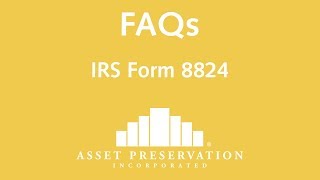 IRS Form 8824 LikeKind Exchanges  FAQ  Asset Preservation Inc [upl. by Gnivre]