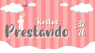 ¿COMO RESOLVER RESTAS PRESTANDO  Para niños [upl. by Paolo406]