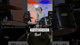 Die gogga het gebyt😂🕷 drumcover drums hophopspinnekop kurtdarren shorts afrikaans [upl. by Leiram]