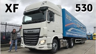 2018 DAF XF 530 Super Space Cab  Full Tour amp Test Drive [upl. by Aisek]