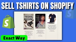 How to sell tshirts on shopify 2024 [upl. by Harrak]