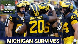 Locked On WOLVERINES POSTCAST Michigan Wolverines HOLD ON To BEAT Minnesota Golden Gophers [upl. by Llerroj630]