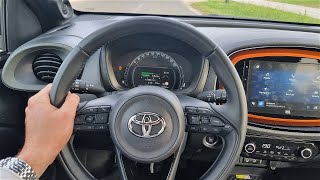 Toyota Aygo X 10 VVTi 2022  consumption on 130 kmh  city [upl. by Sansone708]