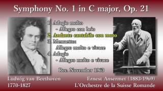 Beethoven Symphony No 1 Ansermet amp OSR 1963 ベートーヴェン 交響曲第1番 アンセルメ [upl. by Paulo116]