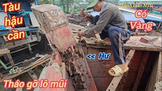 Tàu hậu cần to khủng thay lô mũi và bất ngờ khi tháo gỡ [upl. by Solana741]