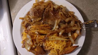 Backyard Fun Country Boy is live homemade French fries ribeye steak [upl. by Notniw]