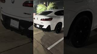 WHITE on BLACK BMW X4 😱 automobile cars shorts [upl. by Huberto]