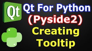 Pysid2 GUI  How To Create Tooltip  Python GUI Development [upl. by Irap]