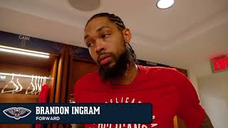 Brandon Ingram interview  PelicansTrail Blazers Postgame 1142024 [upl. by Kenison441]