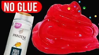 NO GLUE SLIME TEST Mixing Shampoo Slime Recipes [upl. by Trace]