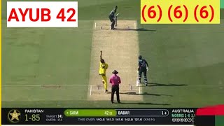 saim ayub batting today vs Australia 3rd odi 2024  Pak vs aus 3rf odi Saim ayub batting highlight [upl. by Nylatsyrc]