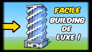 TUTO BUILDING DE LUXE FACILE A FAIRE  MINECRAFT [upl. by Alekin305]