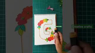 Diy Notebook Front Page Design shortsvideo notebookdecorationideas [upl. by Legnaros758]