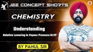 JEE Chemistry 2025  Relative Lowering in Vapour Pressure RLVP Explained  Pahul Sir [upl. by Menis]