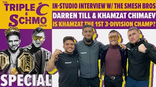 Khamzat Chimaev amp Darren Till Exclusive Behind Curtain of Smesh Bros [upl. by Nelleyram201]