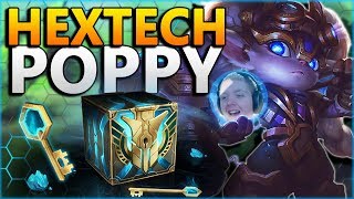 FINALLY A NOT SHT GEMSTONE SKIN NEW HEXTECH POPPY SKIN SPOTLIGHT  League of Legends [upl. by Hekking]