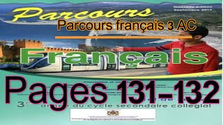 parcours français 3AC pages 131et 132 Utiliser limparfait et le passé simple [upl. by Eisserc]