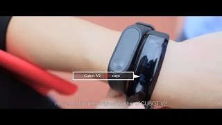 Cubot V2 vs Xiaomi Mi band 2 Steps accuracy comparison [upl. by Lynna]