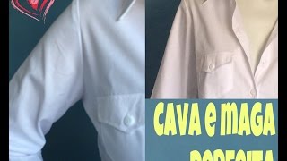 como fazer manga de camisa sem defeito perfeita [upl. by Iaj]