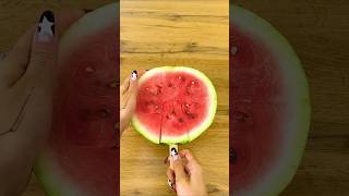 MY KID ONLY EATS SWEETS Lets make healthy ice cream from watermelon cool DIY ideashortstrending [upl. by Assiral]