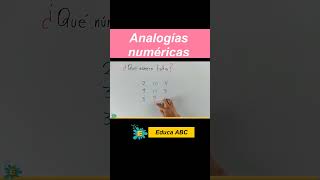 Analogías del nivel primario maths matematicas matemática [upl. by Nednal]