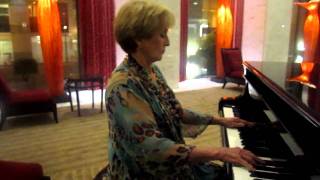 Cloris Leachman plays the piano at the Rrazz Room in San Francisco [upl. by Inaluahek]