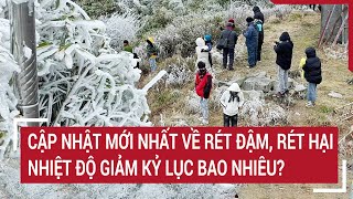 Cập nhật mới nhất về rét đậm rét hại Nhiệt độ giảm kỷ lục bao nhiêu [upl. by Nev]