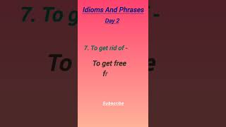 idioms with fall get and give  idioms and phrases in English  english govtjobexam shorts [upl. by Manoff]