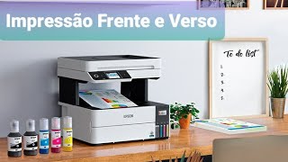 Como imprimir frente e verso na Epson L6490 [upl. by Airtina]