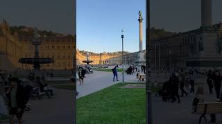 Schlossplatz Stuttgart on a september evening 2024  stuttgart city germany place shorts [upl. by Aninaj703]