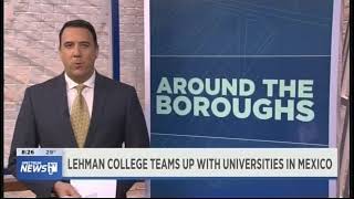 NY1 News Lehman College Signs Historic Agreement with Eight Mexican Universities [upl. by Scopp]