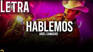 Ariel Camacho  Hablemos LetraLyrics Corridos 2023 [upl. by Thar]