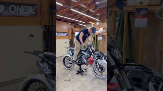 Starting my 10000 10 year old 2 stroke for the first time…😳 dirtbike [upl. by Benildis338]