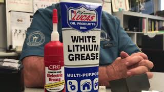 White Lithium Grease vs Dielectric Grease [upl. by Ppik537]