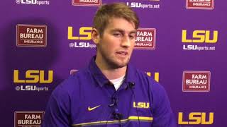 Danny Etling talks about having Myles Brennan close behind him on the LSU depth chart [upl. by Simpson394]