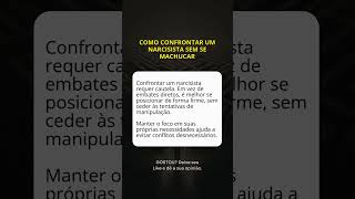 Como confrontar um narcisista sem se machucar [upl. by Lomax]