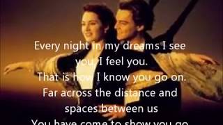 My Heart Will Go On I Titanic Lyrics [upl. by Iam]