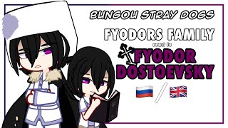 Fyodor’s family react to him  BSD react to  RUSENG  part 12  GCRV [upl. by Nonnac]