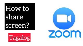 Zoom how to share screen Tagalog [upl. by Pincas]